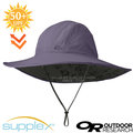 【美國 Outdoor Research】OR Oasis Sun Sombrero 熱賣_超輕3D全防曬抗UV透氣大盤帽子(UPF 50+.附帽繩)登山健行防風圓盤帽_243463 蒼紫
