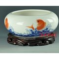 INPHIC-景德鎮 青花瓷 陶瓷器 家居飾品 時尚煙灰缸 辦公室擺飾 小魚缸