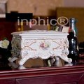INPHIC-歐式宮廷奢華 夏爾宮廷風鍍金象牙瓷紙巾盒 家居飾品擺飾