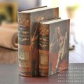 INPHIC-歐式木製裝飾書 收納盒 仿真書假書 書盒 書房櫥櫃裝飾書