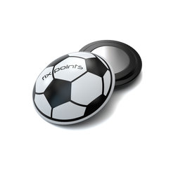 德國騛點/fixpoints號碼布磁扣四顆-足球圖案,不讓別針勾壞衣服布料.較塑膠扣更簡單,快速,安全.