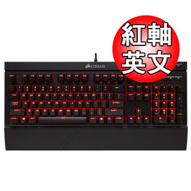 缺*硬派精璽* Corsair Gaming 海盜電競K68 機械式鍵盤|紅軸英文紅光 000238000078