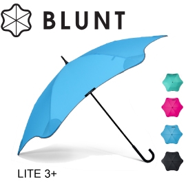 【BLUNT 紐西蘭 Lite 3+ UV抗強風勾勾傘《風格藍M》】摺疊傘/自動傘/晴雨傘/防風傘/防曬傘/抗UV/雨傘/BLT-L04