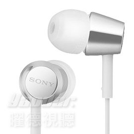 【曜德★送收納盒】SONY MDR-EX155 白色 細膩金屬 耳道式耳機 ★免運★