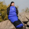 [UF72戶外露營]瑞士奧途系列 羽絨睡袋 加厚成人款 1800克水洗白鴨絨可拼接睡袋 AT6105 藍色