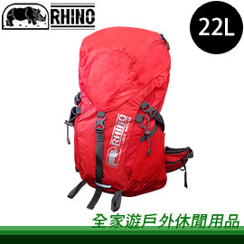 【新竹全家遊】㊣ Rhino 犀牛 台灣 Airflux 22公升透氣網架背包 紅色 R022/雙肩背包 後背包 隨身背包 旅行背包