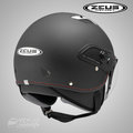 YC騎士生活_ZEUS ZS-212C 素色 消光黑 W飛行鏡 內墨片 半罩帽 復古帽 ZS 212C 抗UV400