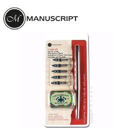Manuscript Dip Pen Calligraphy Set - Round hand, MDP280