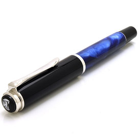 德國 百利金 Pelikan Classic M205鋼筆-藍色大理石紋 活塞上墨
