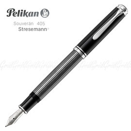 Pelikan 百利金 M405 煤灰色14K鋼筆