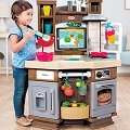 【美國Little Tikes】摩登廚房 增加親子互動兒童發展玩具