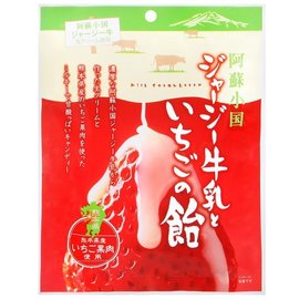 +東瀛go+ 岩田製果 阿蘇小國 濃厚草莓牛奶糖 80g 硬糖 草莓飴 熊本縣草莓使用 日本必買 日本進口
