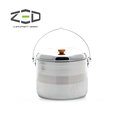 ZED戶外不鏽鋼鍋10.5L ZBACK0301 / 城市綠洲 (鍋子、儲存收納、餐具炊具)