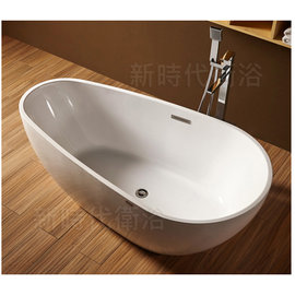 [新時代衛浴] 140cm蛋型獨立浴缸，薄邊內空間大，蛋型舒適好躺140/150/170cm XYK181