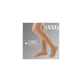 YASCO昭惠醫療漸進式彈性襪1雙-小腿襪-膚色(XXL)