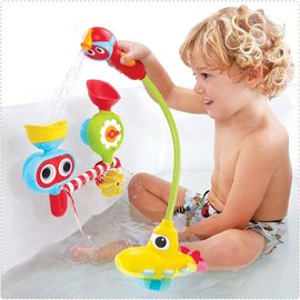 以色列 Yookidoo 戲水玩具-大眼瀑布蓮蓬頭套組/洗澡玩具/麗兒采家