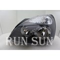 ●○RUN SUN 車燈,車材○● 全新 雷諾 RENAULT 01 02 03 04 CLIO 原廠型 黑框 大燈 一顆2500