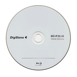 DigiStone 空白光碟片 國際版 A+ 藍光 Blu-ray 6X BD-R DL 50GB(支援CPRM/BS)光碟燒錄片 X 10P布丁桶◆免運費◆