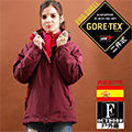 【西班牙-戶外趣】歐洲極地禦寒原裝女GORETEX二合一 兩件式內刷毛高防水防風外套(女GTX-004W紫玫)