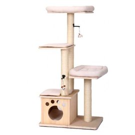 美國Petpals 天然原木系列-遊憩跳台4層 PP-6511 貓跳台