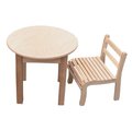 【NIDO樺木圓桌(直徑60cm)】桌子、安親桌、課桌椅、幼稚園、托兒所