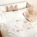 日本 Hoppetta 有機棉六層紗好眠床組8件組 QQ大象 (公司貨)