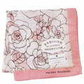 日本PIERRE BALMAIN 玫瑰花朵帕領巾_粉色