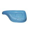 【台灣製造】床上硬式洗頭槽 洗頭盆 獨家加厚3mm型 ABS塑鋼 品質耐用堅固不易變形 方便居家照護 藍綠色