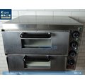 KIPO-電烤箱商用披薩爐 蛋糕麵包烘焙熱銷電烤箱雙層披薩爐電烘爐-NFA091104A