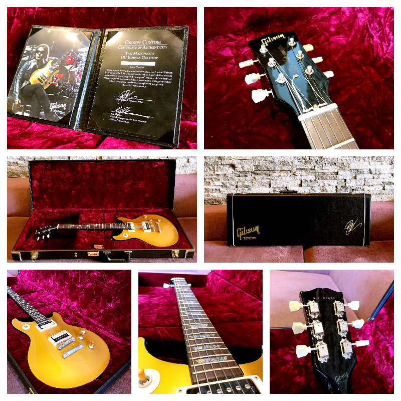 亞都音樂- YouDoMusic 】Gibson Custom Shop Tak Matsumoto DC KORINA Gold Top  松本孝弘簽名琴限量版本現貨供應實體拍攝- PChome 商店街