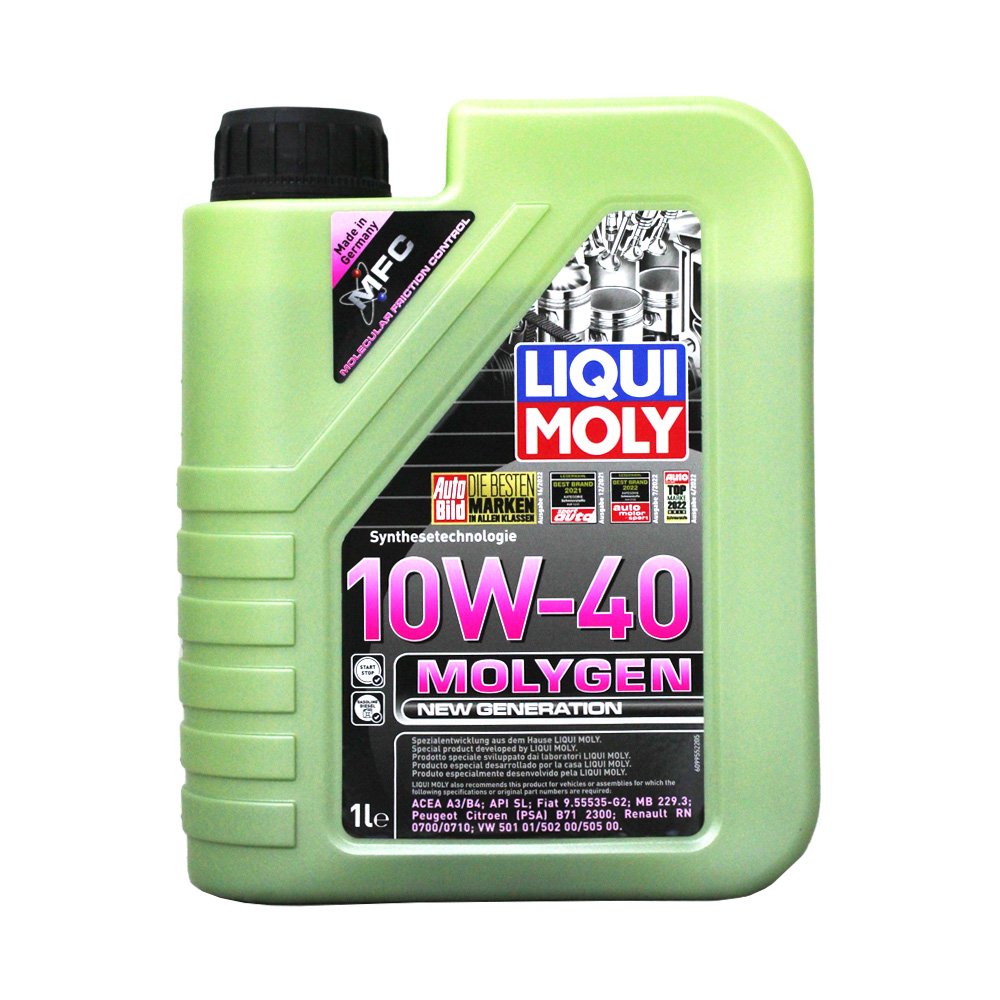 【易油網】LIQUI MOLY MOLYGEN 10W40 液態鉬 機油 #9955