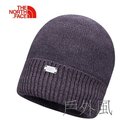 【戶外風】The North Face 舒適保暖休閒旅行毛帽 紫色