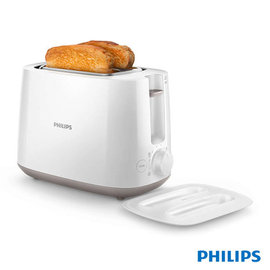 PHILIPS 飛利浦電子式智慧型厚片烤麵包機 HD2582白 / HD-2582
