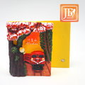 JB Design愛台灣系列_方波麗磁鐵-JB061-花開阿里山/文創 紀念品 觀光 禮物 冰箱貼
