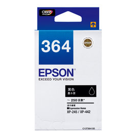 EPSON (364) 標準型黑色墨水匣 (列印量約：250頁) T364150