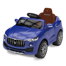 寶貝樂精選 瑪莎拉蒂Levante雙驅兒童電動車(已組裝)-藍色【授權款】(BTRT7993AB)