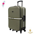 【JONY LORD】25吋時尚巴黎系列行李箱-台灣製(橄綠)
