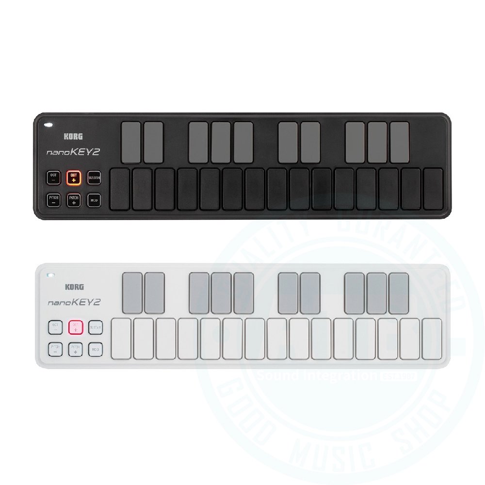 【ATB通伯樂器音響】Korg / nanoKEY2 25鍵 MIDI鍵盤(iPad可用)(2色)