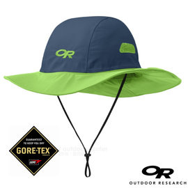 【美國 Outdoor Research】GTX Seattle Sombrero 熱賣 防水透氣防風牛仔大盤帽子/GORE-TEX 吸濕排汗.登山健行_243505(82130) 藍綠