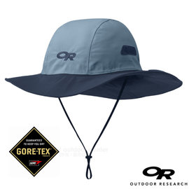 【美國 Outdoor Research】GTX Seattle Sombrero 熱賣 防水透氣防風牛仔大盤帽子/GORE-TEX 吸濕排汗.登山健行_243505(82130) 湖藍/陰藍