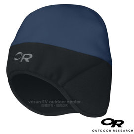 【美國 Outdoor Research】ALPINE HAT 兒童 防風透氣保暖刷毛護耳帽(Polartec + Windstopper)_243539(83112) 深藍/黑