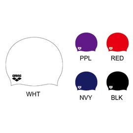 Arena 矽膠泳帽(左下logo)-深藍/白 ACG210 游遊戶外Yoyo Outdoor