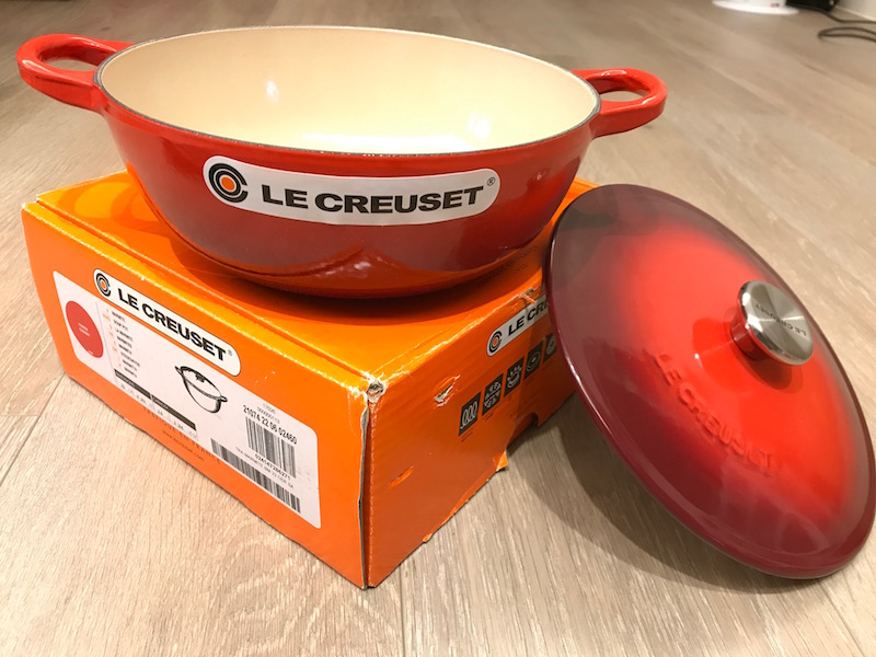 Le Creuset 鑄鐵媽咪鐵鍋22cm 2.6L 櫻桃紅法國製- PChome 商店街