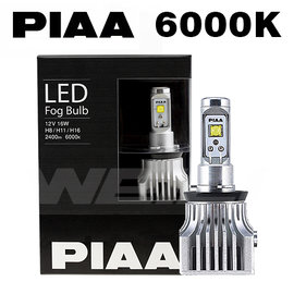 日本製 PIAA 白光6000K LED H8/H11/H16 霧燈