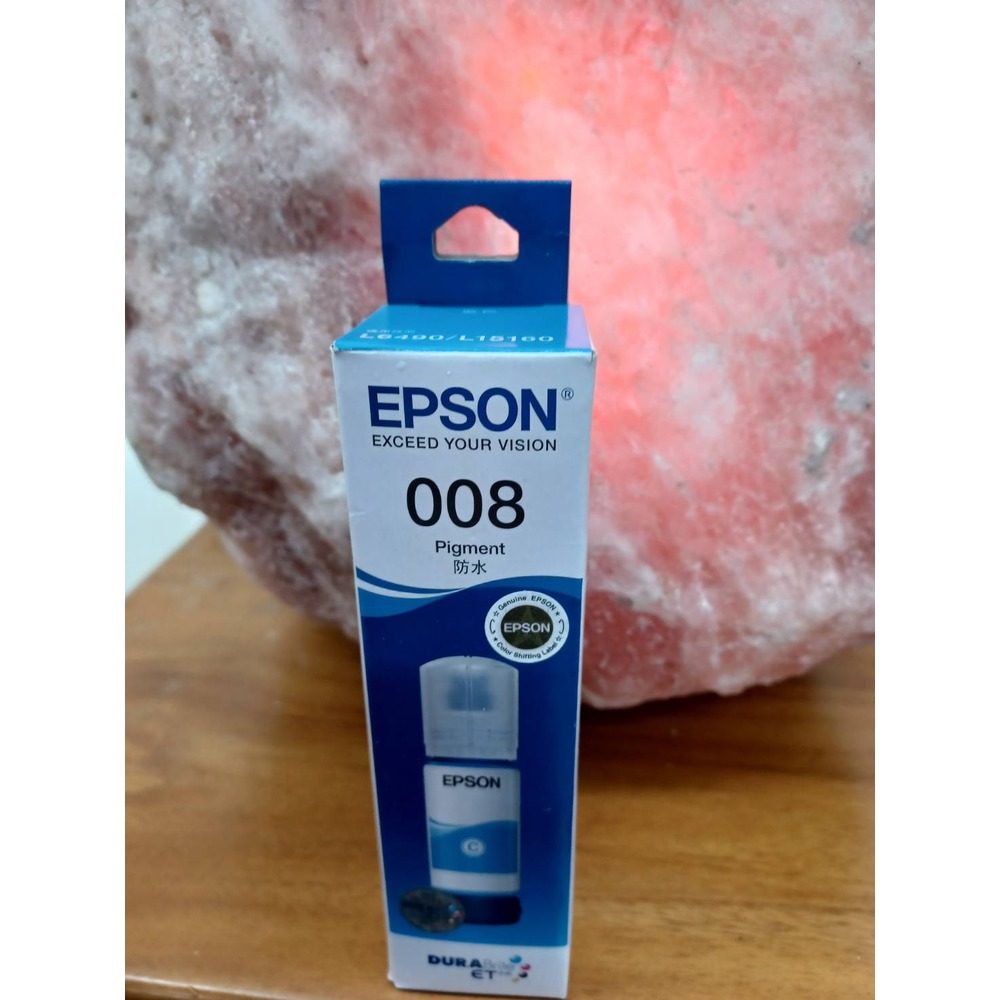 EPSON 008 原廠T06G250防水藍色墨水瓶L15160/L6490