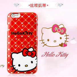 X-doria 三麗鷗 Sanrio Hello Kitty 炫璨凱蒂 PC 保護殼 4.7吋/5.5吋 iPhone 6 PLUS/i6+/i6 手機殼 手機套 保護套 水鑽殼 硬殼 背蓋
