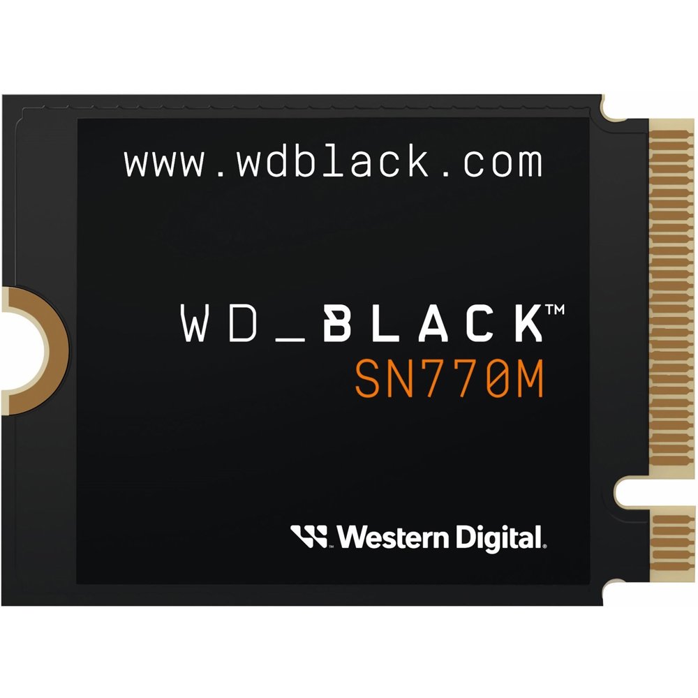 WD Black 黑標 SN770M 1TB M.2 2230 NVMe SSD 固態硬碟 / WDBDNH0010BBK-WRSN / TLC顆粒