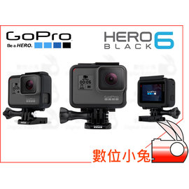數位小兔 Gopro Hero6 Black 運動攝影機 4k 60p Gps 防水防手震語音即時影片編輯公司貨 Pchome 商店街