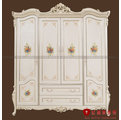 [紅蘋果傢俱] CT-02 新古典系列 歐式 四門衣櫃 新古典 衣櫃 衣櫥 高檔 法式 奢華