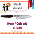 德國 Zwilling MIYABI 雅 Artisan 6000MCT 6吋 16cm 主廚刀 日本製 #34073-161
